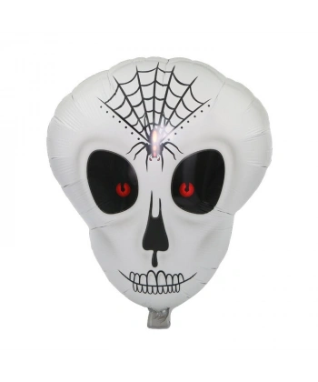 Örümcek Ağ Desenli İskelet Folyo Balon