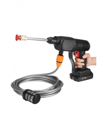 Oto Araba Yıkama Şarjlı Ve Yüksek Basınçlı Oto Yıkama Ve Sulama Tabancası