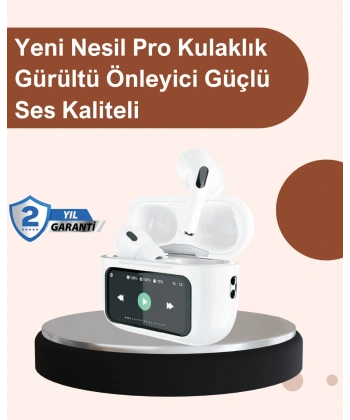 Otomatik Bağlantılı Bluetooth Kulaklık ANC Özellikli Su ve Ter Dayanıklı