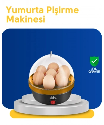 Otomatik Kapanma Özellikli Yumurta Pişirme Makinesi 7 Kapasiteli