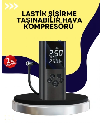 Otomatik Kapanmalı Dijital Lastik Şişirme Pompası