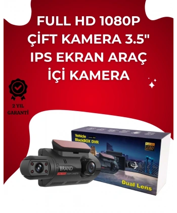 Otomatik Kayıtlı Full HD Araç Kamerası – Döngüsel Kayıt ve Hareket Algılama