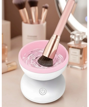 Otomatik Makyaj Fırçası Temizleyici USB Destekli Taşınabilir Cihaz