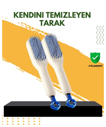 Otomatik Temizlemeli Saç Fırçası – Ergonomik Tasarım, Masaj Etkili, Elektriklenmeyi Önleyici