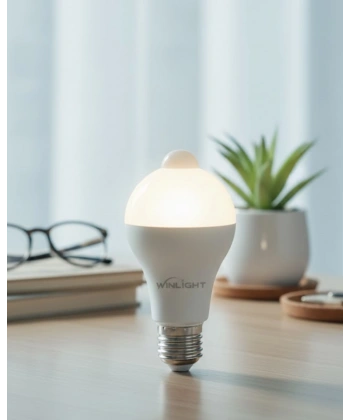 Otomatik Yanan Sensörlü LED Ampul Ev ve Ofis Kullanımına Uygun