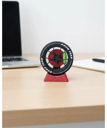 Otomobil Jant Görünümlü Ofis Masa Dekoru Hediye Seçeneği
