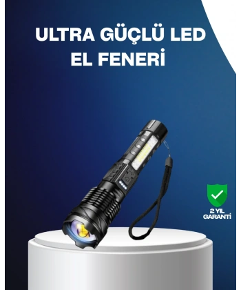 Outdoor ve Acil Durum İçin Güçlü LED El Feneri