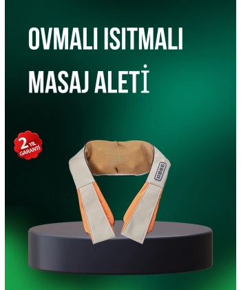 Ovmalı Isıtmalı Masaj Aleti Bel Boyun Omuz İçin Profesyonel Masaj Keyfi