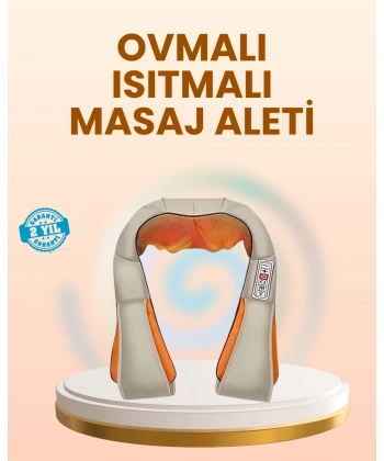 Ovmalı Isıtmalı Masaj Aleti Boyun Omuz Bel ve Ayak İçin Rahatlatıcı Etki