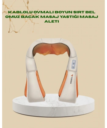 Ovmalı Isıtmalı Masaj Aleti – Boyun, Sırt, Bel, Omuz ve Bacak İçin