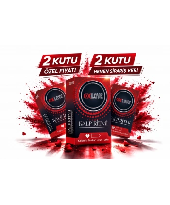 OXLove Kalp Ritmi Prezervatif 10’lu 2 Kutu Toplam 20 Adet – Uzun Süreli Güvenli Koruma