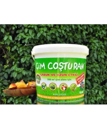 Özlem Çim Coşturan 2800 Çim Gübresi 10 Kg 500 m2 İçin