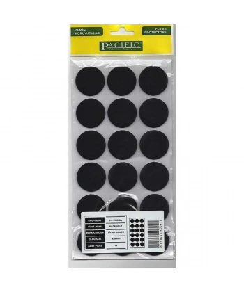 Pacific 6135 BL Yapışkanlı Keçe 35 mm Siyah