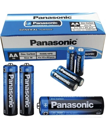 Panasonic Manganez Kalem AA Pil 60 Adet