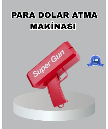 Para Saçma Makinesi Kırmızı Model 100’lü Sahte Para Hediyeli