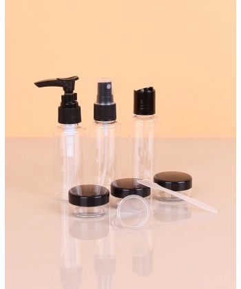 Parfüm Şişesi - Kozmetik Şişesi - 8 li Seyahat Doldurulabilir Kozmetik Seti