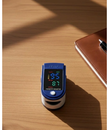 Parmak Tipi Pulse Oksimetre Hassas Ölçüm Taşınabilir Sağlık Cihazı