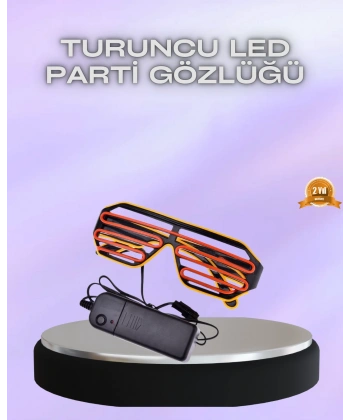 Parti ve Festival İçin LED Işıklı Eğlence Gözlüğü