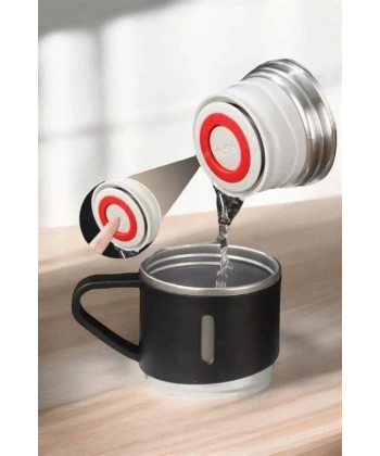 Paslanmaz Çelik 3’lü Termos Seti Vakumlu ve 8 Saat Isı Koruma