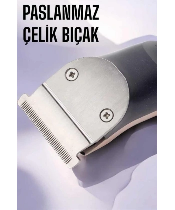 Paslanmaz Çelik Bıçaklı Hassas Çelik Bıçaklı Tıraş Makinesi