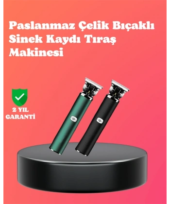 Paslanmaz Çelik Bıçaklı Sinek Kaydı Tıraş Makinesi Uzun Ömürlü