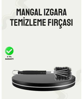 Paslanmaz Çelik Telli Mangal Temizlik Fırçası