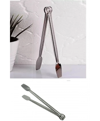 Paslanmaz Mutfak Maşası - 27 Cm Mangal Barbekü Maşası