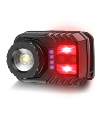 PeakStar PS-571 Sensör XPG COB LED USB Şarj Edilebilir Lityum Pilli Zoomlu Kafa Lambası