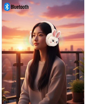 Peluş Kablosuz Bluetooth Kulaklık Çocuk ve Genç Kullanıma Uygun