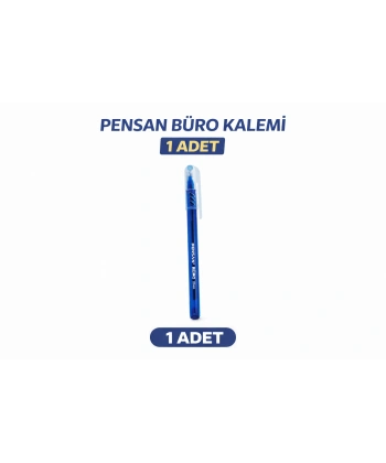 Pensan Büro Tükenmez Kalem 1.0 mm Mavi 1 Adet