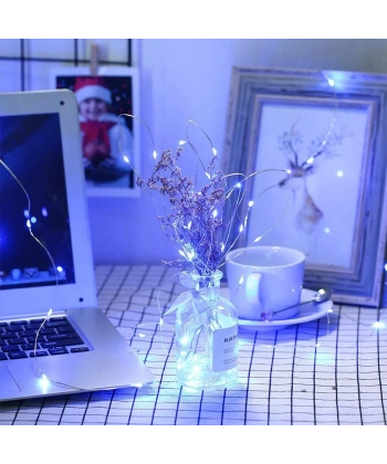 Peri Led Işık 5 metre BEYAZ  Dekor Lambası 50 Ledli