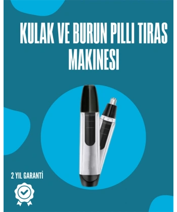 Pil ile Çalışan Kulak, Burun ve Kaş Tımar Cihazı