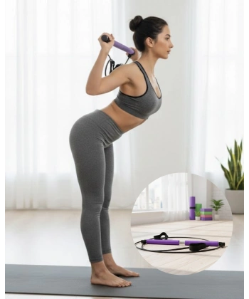 Pilates Bar Direnç Çubuğu Kas Tonlama ve Esneklik Artırıcı Tasarım
