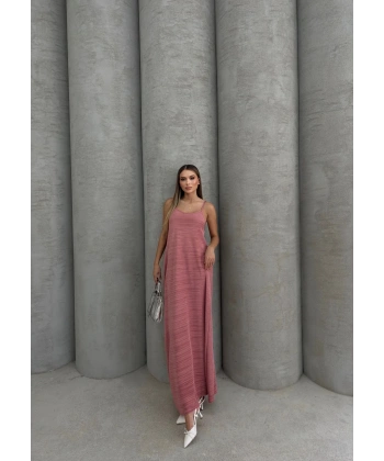 Piliseli uzun elbise