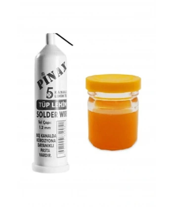 Pinax Tüp Lehim Teli 25 Gr 1.2mm + Lehim Pastası - 40gr