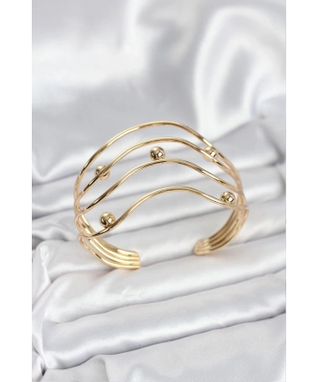 Pirinç Gold Renk Kadın Bileklik