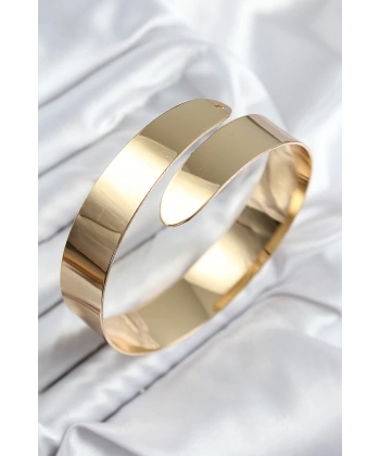 Pirinç Sarmal Model Gold Renk Pazu Bileklik
