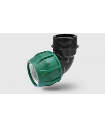 Poelsan Siyah 20X1/2 Erkek Dirsek