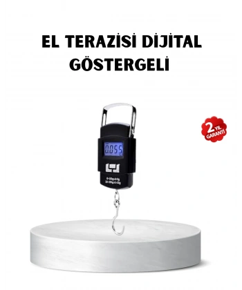Portatif Dijital El Kantarı – Bavul, Kargo ve Paket Tartı Cihazı 50 Kg