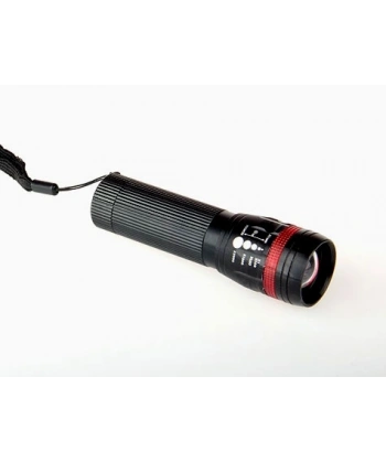 Power Ledli ve Zoomlu 2 Km Menzilli Alüminyum El Feneri