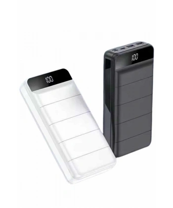 Powerbank 50.000 Mah Dijital Göstergeli Taşınabilir 4 Portlu Hızlı Powerbank
