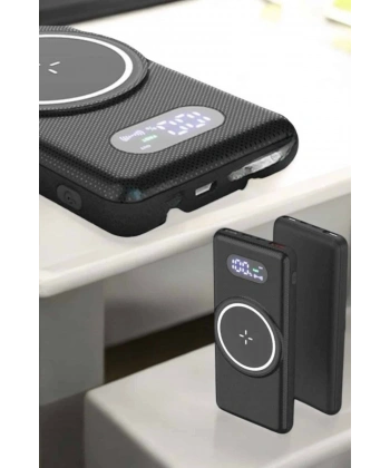 Powerbank Taşınabilir 10.000 Mah Hızlı Şarj Dijital Göstergeli
