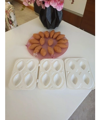 Pratik İçli Köfte - Dolgulu Kurabiye Yapma Aparatı 3 Parça