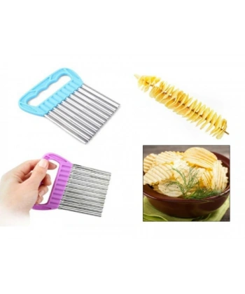 Pratik Kolay Patates Meyve Ve Sebze Dilimleyici Doğrama Bıçağı