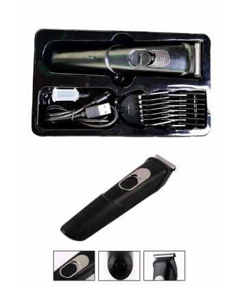 Pro Şarjlı Saç Sakal Tıraş Makinesi Ense Kesme Makinesi Lazer Öncesi Kısaltma