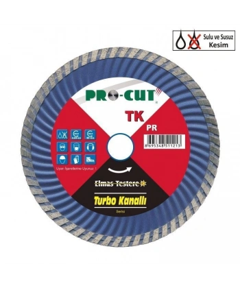 Procut TK 180 mm Turbo Kanallı Elmas Testere