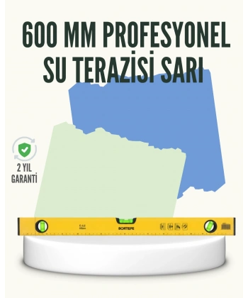 Profesyonel 600 mm Su Terazisi Duvar ve Montaj İşleri İçin