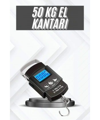 Profesyonel El Terazisi El Kantarı 50 Kg Dijital Göstergeli Tartı
