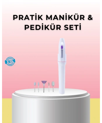 Profesyonel Elektrikli Tırnak Bakım Matkap Seti – Düşük Gürültü ve Taşınabilir Tasarım