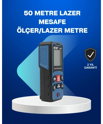 Profesyonel Lazer Metre Hassas Ölçüm ve Dijital Ekran